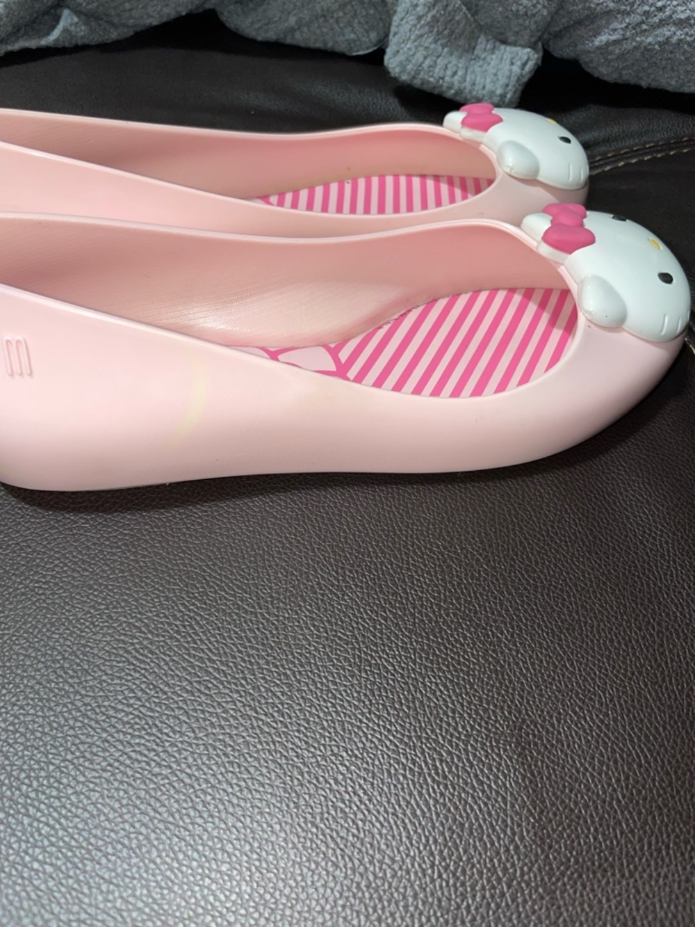 Mel by Melissa Pink Hello Kitty Jelly Flats for Kids - Picture 7 of 12